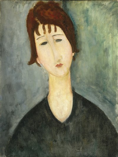 En kvinne, 1917-20 av Amedeo Modigliani