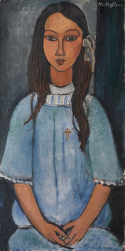 Alice. en 1918 av Amedeo Modigliani