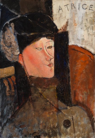 Beatrice (Portrett av Beatrice Hastings) av Amedeo Modigliani