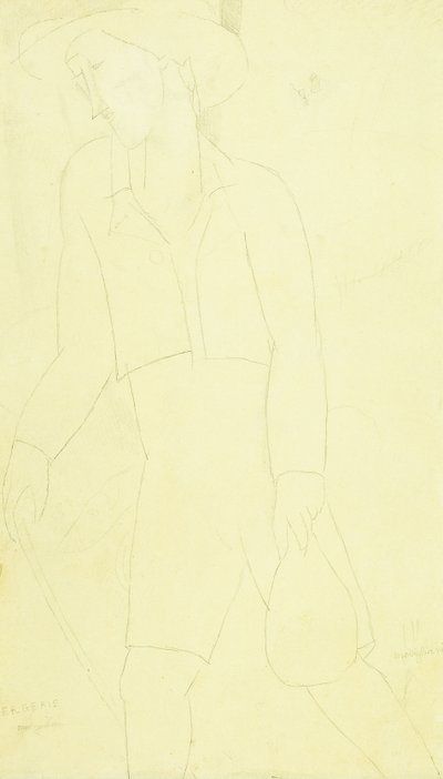 Sauehus, 1915-16 av Amedeo Modigliani