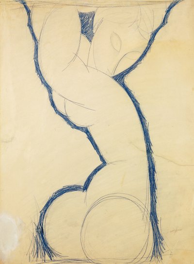 Karyatid av Amedeo Modigliani