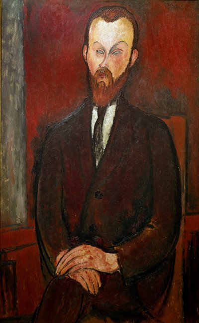 grev Wielhorski. Maleri av Amedeo Modigliani av Amedeo Modigliani