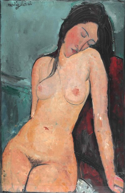 Naken kvinne, ca. 1916. av Amedeo Modigliani