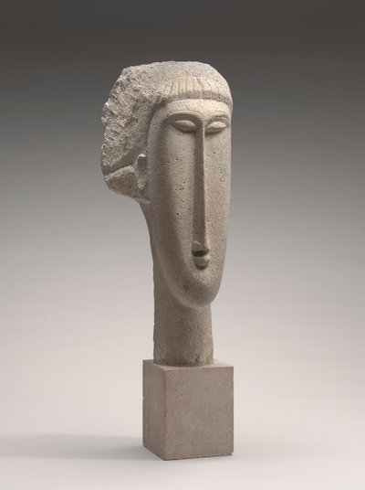 Hodet til en kvinne av Amedeo Modigliani