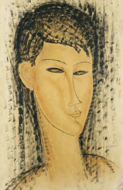 Leder for en unge kvinner; Leder for en ung kvinne, 1914 av Amedeo Modigliani