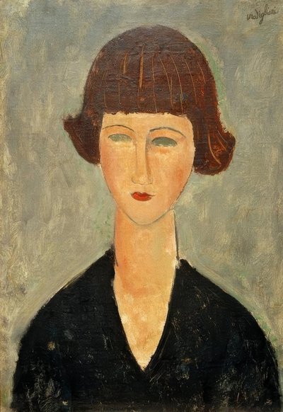 Ung brunette av Amedeo Modigliani