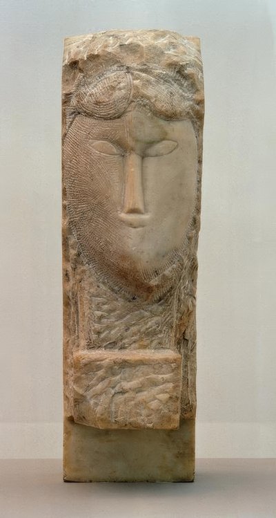 Hodet til en kvinne av Amedeo Modigliani