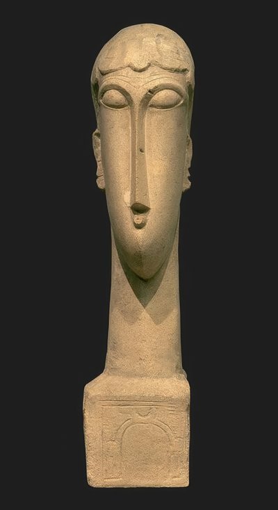 Hodet til en kvinne av Amedeo Modigliani