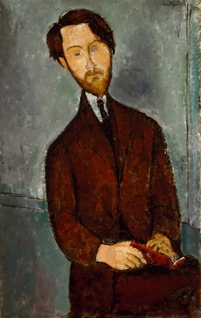 Leopold Zborowski, ca. 1916 av Amedeo Modigliani