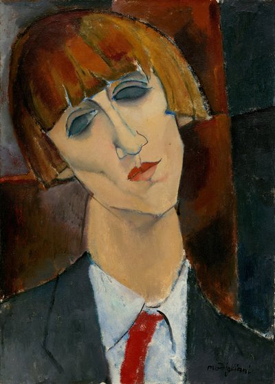 Madame Kisling, ca. 1917 (olje på lerret) av Amedeo Modigliani