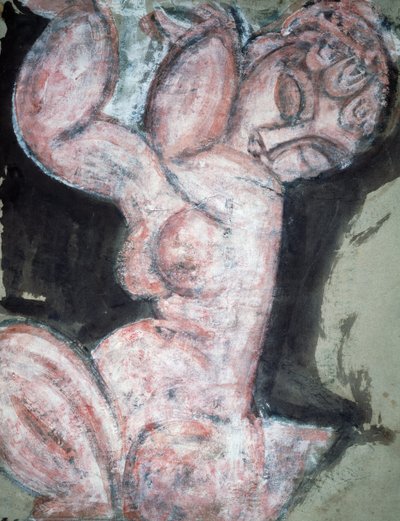 Naken karyatid av Amedeo Modigliani