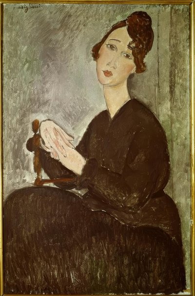 Portrett av Dédie (Odette Hayden) av Amedeo Modigliani