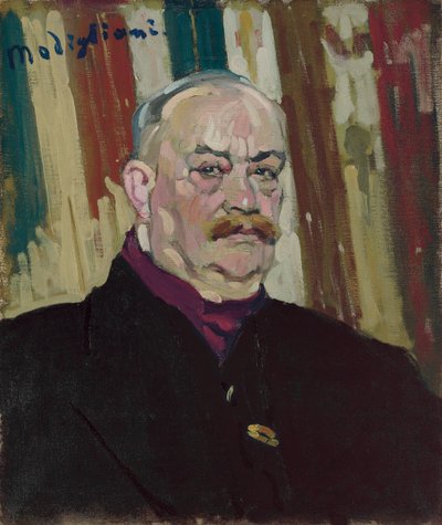Portrett av Joseph Levi, ca. 1909 av Amedeo Modigliani