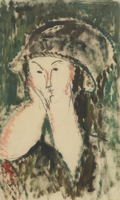 Portrett av Beatrice Hastings, 1914-1915. av Amedeo Modigliani