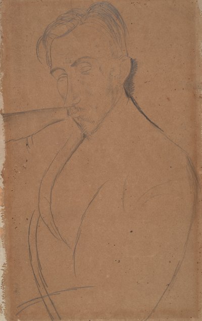 Portrett av Donato Frisia av Amedeo Modigliani