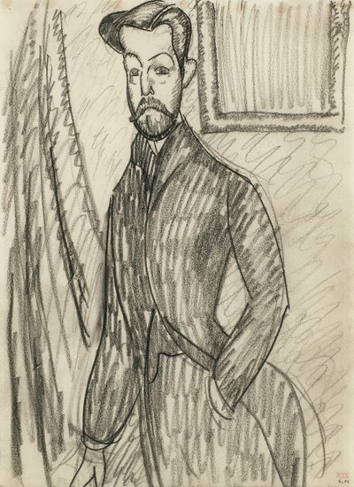 Portrett av Dr Paul Alexandre (1881-1968) av Modigliani, Amedeo (1884-1920) av Amedeo Modigliani