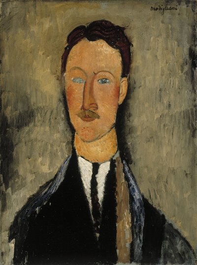 Portrett av Leopold Survage (1879-1968) - Peinture de Amedeo Modigliani av Amedeo Modigliani