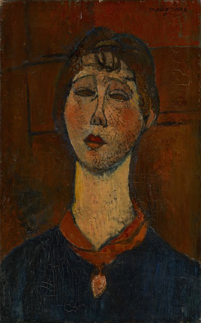 Portrett av Madame Dorival, ca. 1916 av Amedeo Modigliani