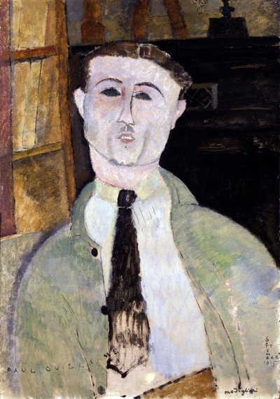 Portrett av Paul Guillaume (kunsthandler)  av Amedeo Modigliani