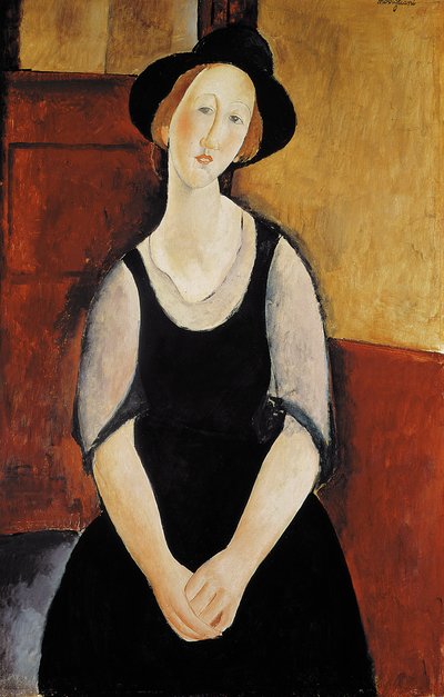Portrett av Thora Klinckowstrom av Amedeo Modigliani