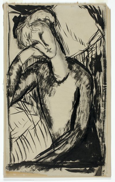 Portrett av en ung kvinne av Amedeo Modigliani
