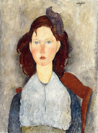 Sittende jente, 1918 av Amedeo Modigliani