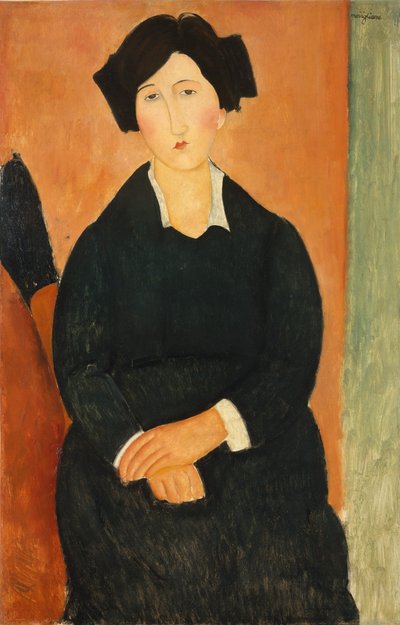 Den italienske kvinnen, 1917 av Amedeo Modigliani