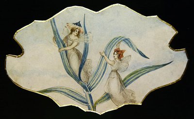 Fairy Gossip, ca. 1860 (akvarell og blyant på papir) av Amelia Jane Murray