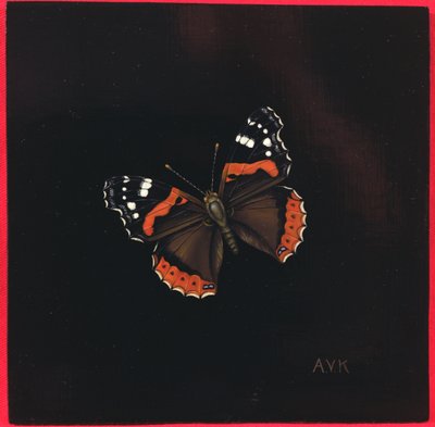 Rød admiral sommerfugl, 2001 av Amelia Kleiser