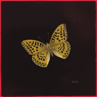 Sølvvasket fritillary sommerfugl, 2000 av Amelia Kleiser