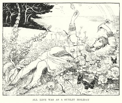 Alt liv var som en solbelyst ferie (gravering) av Amelia M. (attr.to) Bowerley or Bauerle