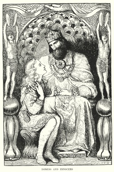 Doress and Innocens (gravering) av Amelia M. (attr.to) Bowerley or Bauerle