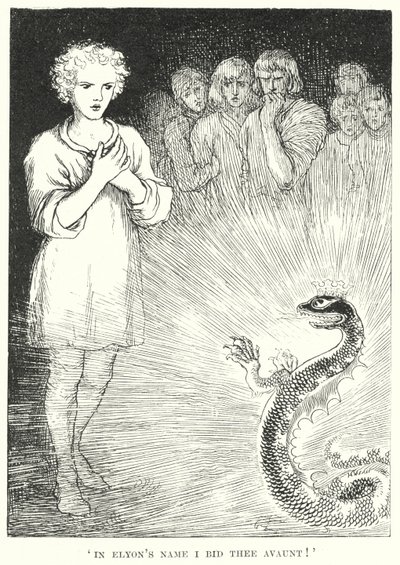 "I Elyons navn byr jeg deg avskjedige!" (gravering) av Amelia M. (attr.to) Bowerley or Bauerle