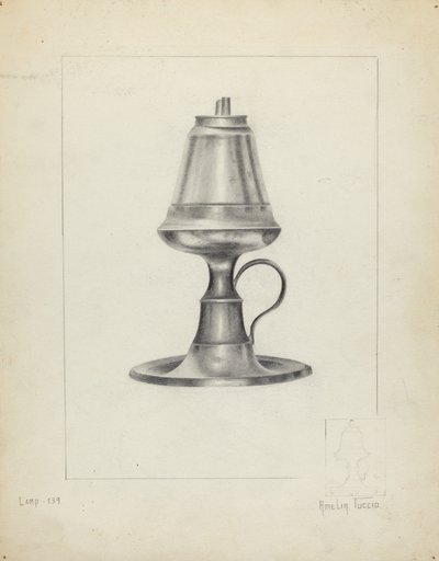 Kamphen lampe av Amelia Tuccio