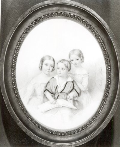 Blandine (f.1835), Cosima (f.1837) og Daniel (f.1839), barn av Marie d