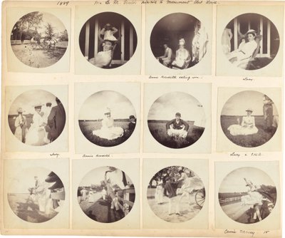 Charles Walter Amory familiealbum av American 19th Century