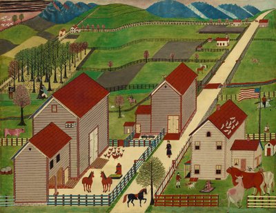 Mahantango Valley Farm av American 19th Century