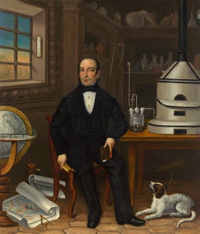 Vitenskapens mann av American 19th Century