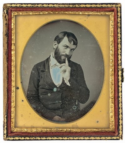 Portrett av en mann av American 19th Century