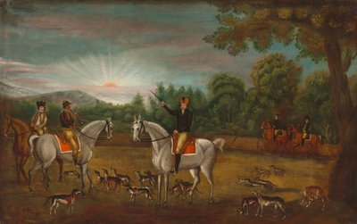 Starten på jakten av American 19th Century