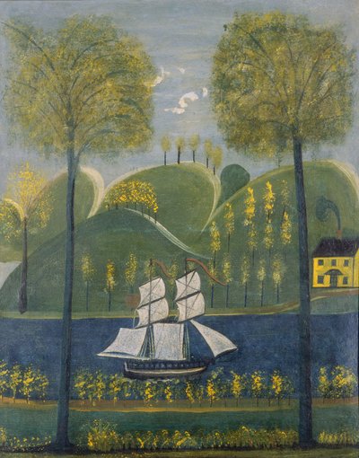 Under fullt seil av American 19th Century