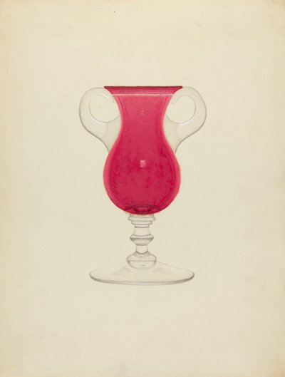 Blåst glass av American 20th Century