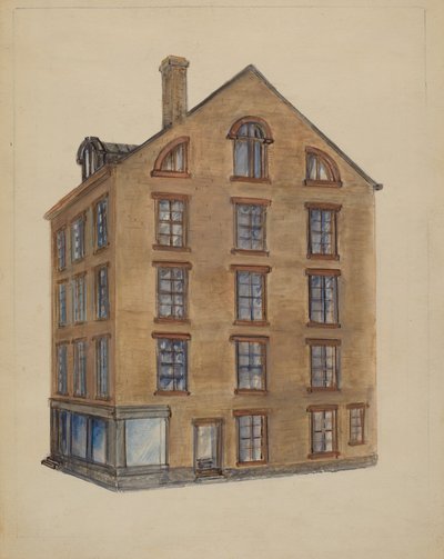 Corner of Pearl og John Streets av American 20th Century