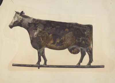 Cow Weather Vane av American 20th Century