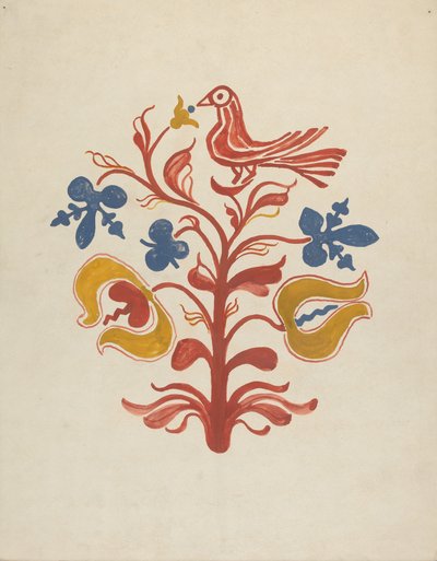 Design fra foreslått portefølje av American 20th Century