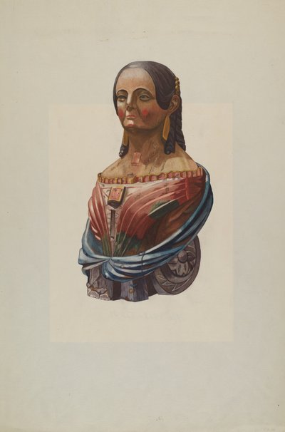 Galionsfigur av American 20th Century