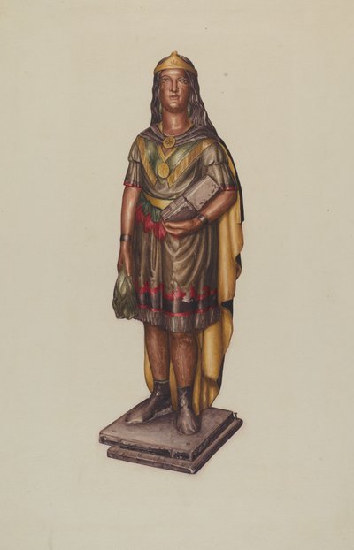 Indisk figur av American 20th Century