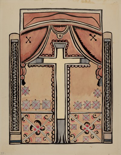Panel - Kors og gardiner av American 20th Century