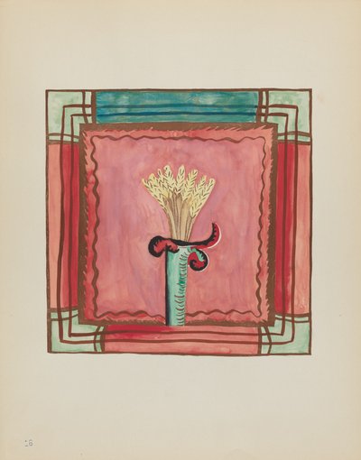 Plate 16: Alterpanel: Fra porteføljen "Spanske kolonialdesign i New Mexico" av American 20th Century