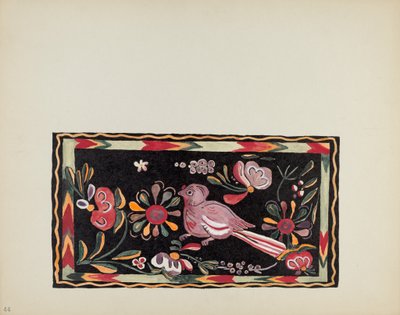 Plate 44: Malt brystdesign: Fra porteføljen "Spanish Colonial Designs of New Mexico" av American 20th Century
